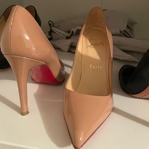 christian louboutin, worn once!